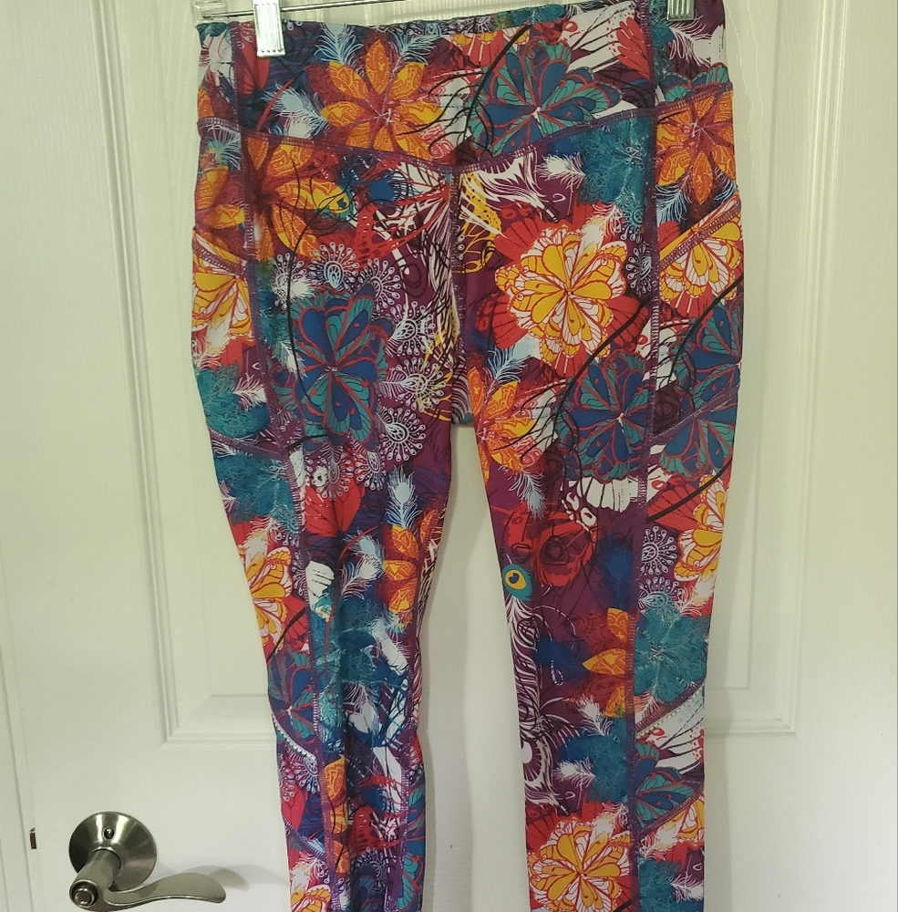 Skirt Sports Colorful Floral Leggings